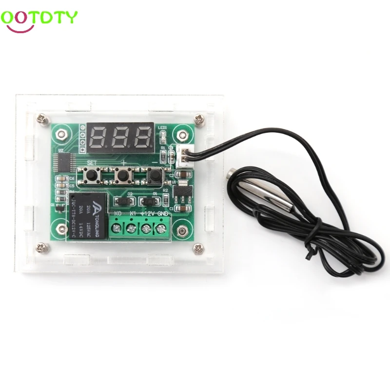 

DC 12V W1209 Digital Cool Heat Temp Thermostat Thermometer Temperature Controller 828 Promotion