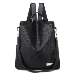 Новый Продукт Модные Повседневные оксфорды женские противоугонные рюкзаки черные рюкзаки женские большие емкости дорожная сумка через