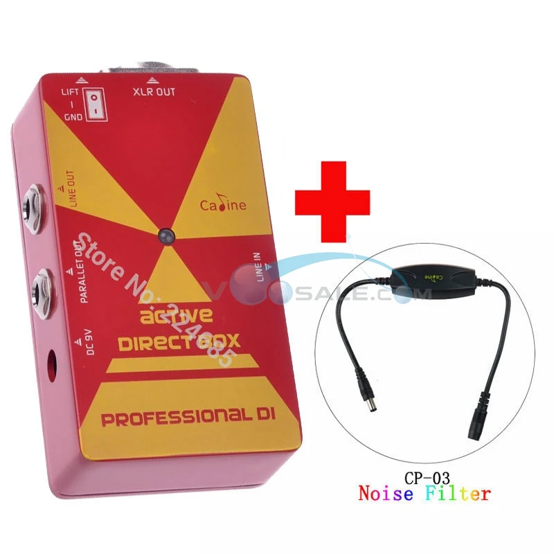 Caline Cp23 Di Box Guitar Effect Pedal Guitar Accessories Aluminium