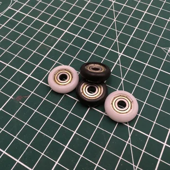 

9PCS 625ZZ POM Bearings Passive Round Roller Wheel Kossel delrin Plastic Wheel 5x21.5x7mm for laser Engraving 3D Printer Parts