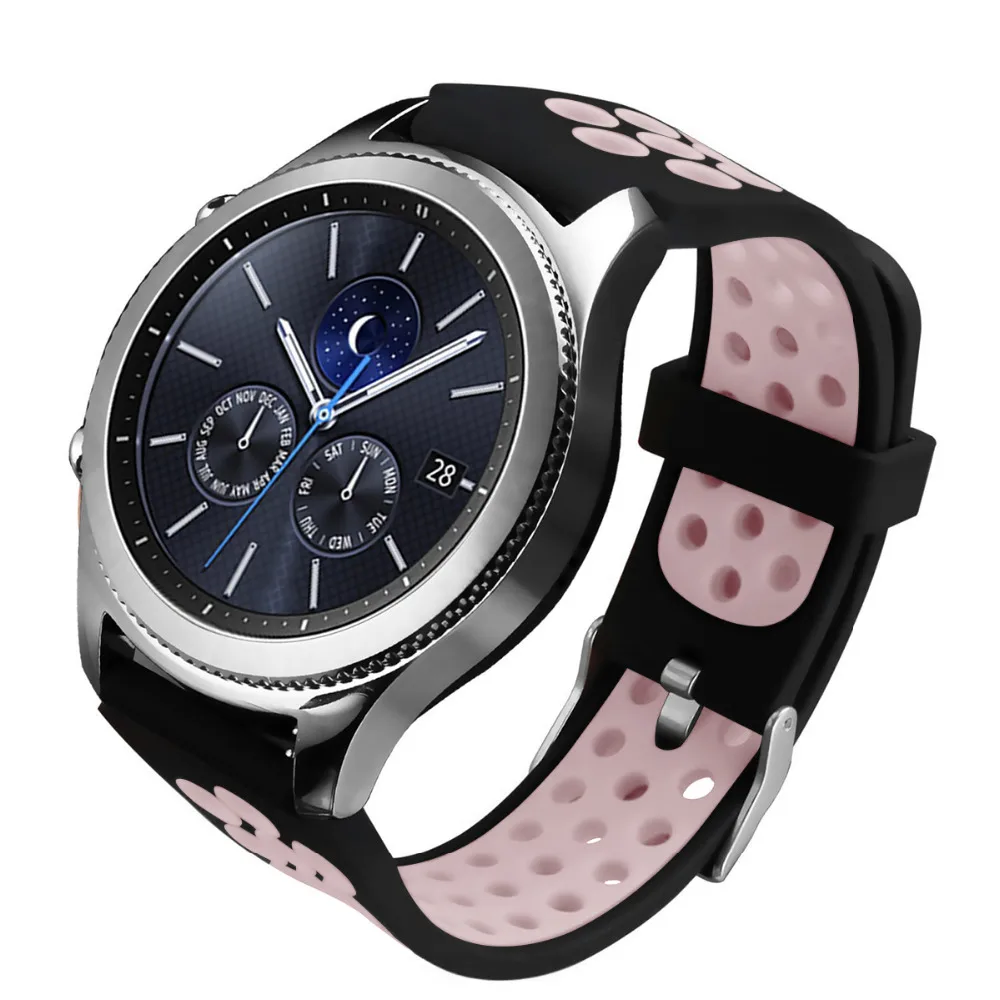 Ремешок gear S3 для samsung Galaxy watch 46 мм 22 мм ремешок для часов S 3 классический браслет correa huawei часы gt ремешок