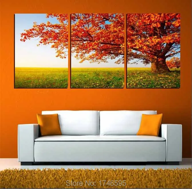 red tree