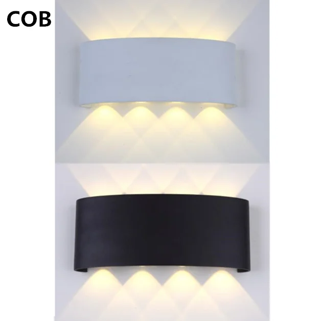 

10PCS COB waterproof Led Wall Lamp Stair bracket Light Fixture bedroom Up Down Home Hallway stairs Wall light 6W 8W Sconces