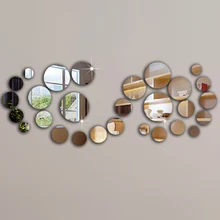 Европейские 3d акриловые зеркальные настенные наклейки 28, украшения для дома, современный дизайн, новая акция, звезды