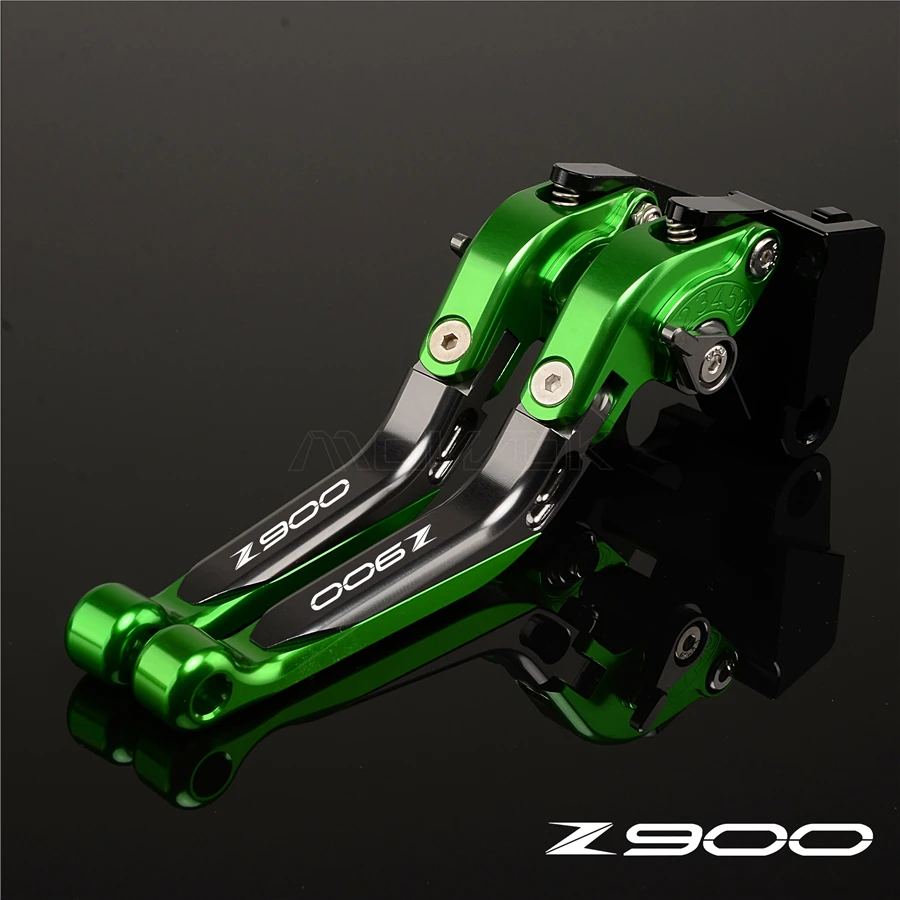 

2018 High Quality Motorcycle CNC New Titanium Green brake Clutch Levers For Kawasaki Z650 z900 2017