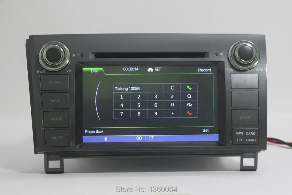 Discount 2 din 7" Car DVD GPS For Toyota Tundra Sequoia Navigation Multimedia System Audio Video Player Media Stereo Head Unit Autoradio 8