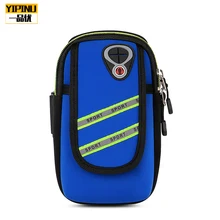 

Reflective Sports Armband Running Arm Bag Wrist Band Hand Phone Case Holder Bag Outdoor Jogging Gym Waterproof Nylon Hand Bag 10