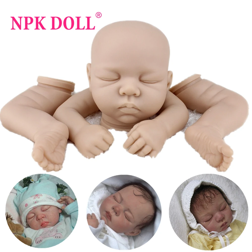Кукла NPKDOLL 22 дюйма ручная работа Reborn Baby Неокрашенная набор кукол сделай сам