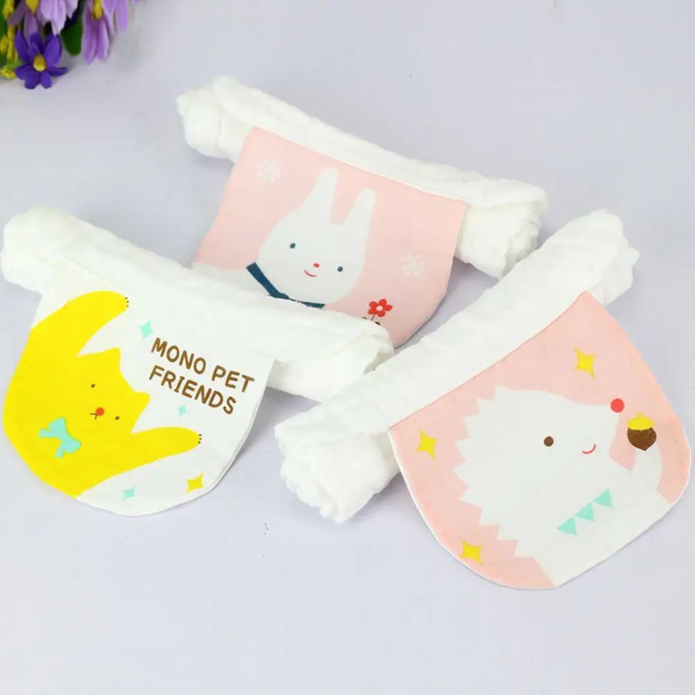 Durable Baby Sweat Absorbing Towel Soft Back Dry Wipe Cloth 6 Layers