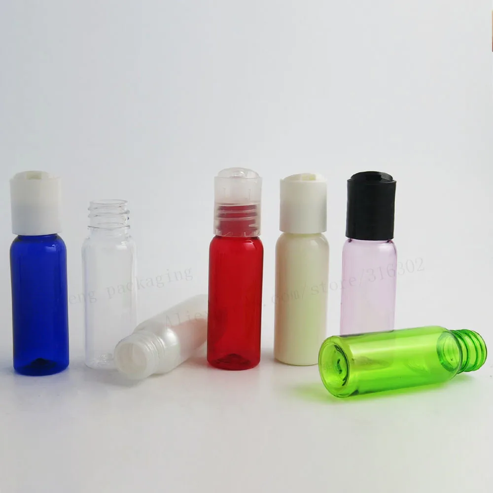 

50 x 20ml Travel Refillable PET Plastic liquid cream Containers 2/3oz Plastic PET Cosmetic Containers OUTDOORS!
