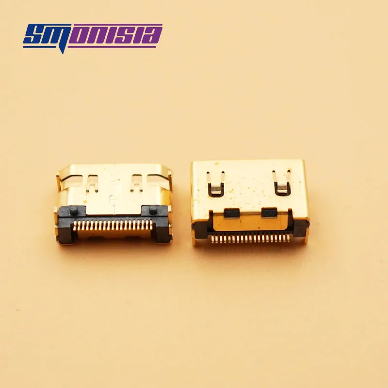 Smonisia 10 шт. Mini HDMI 19P SMD гнездо для настольного ПК разъем d 'интерфейс HD|socket hdmi|socket
