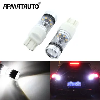

2pcs T20 LED W21/5W W21W 7440 7443 SRCK LED Bulbs for Sharp chips Car Brake Reverse Tail Lights 12V White Red Yellow Auto Lamp