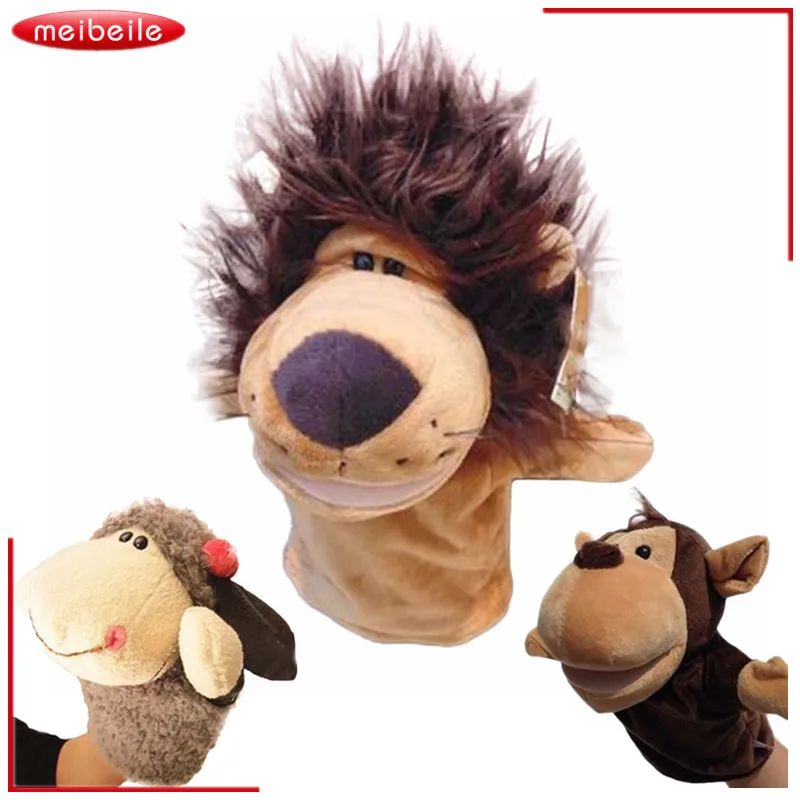 Toy Animal Glove Puppet For Children African Savannah Zoo Animal Hand