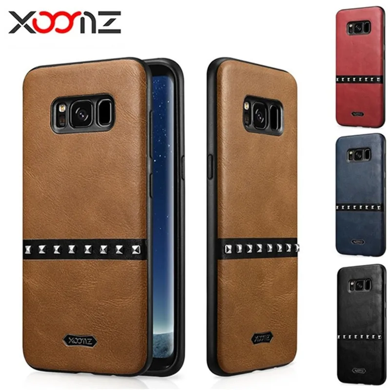 Чехол для телефона XOOMZ 4 цветов Samsung Galaxy S8 Plus Винтажный чехол из искусственной кожи
