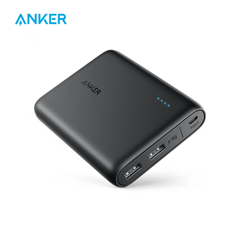 Online Cargador de teléfono ultraportátil Anker PowerCore de 13000,2 puertos con tecnología powereriq y VoltageBoost para iPhone, etc.