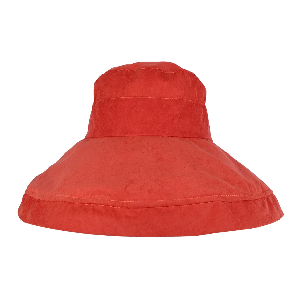 Женская летняя большая широкие свисающие поля, Складная спортивная шапка для девочек, простая Солнцезащитная защита от ультрафиолета, широкополая Рыбацкая пляжная шляпа#4