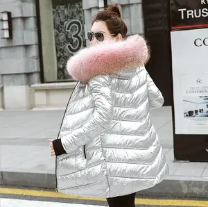 Silver puffer deals jackets
