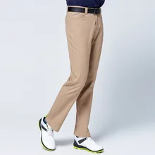 Осень-зима, ветрозащитные мужские штаны для гольфа, плотные, сохраняющие тепло, длинные штаны, высокие, тянущиеся, длинные брюки, одежда для гольфа D0651