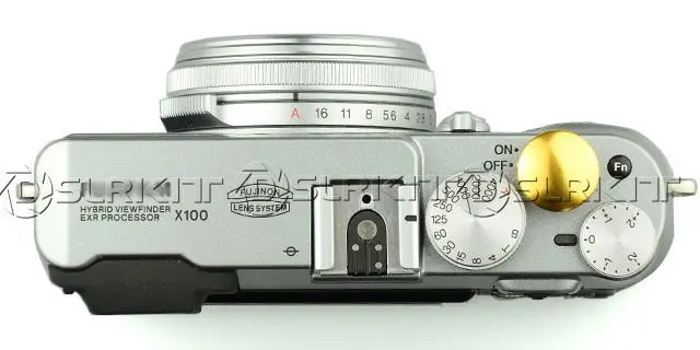 Мягкая золотая металлическая кнопка для Leica Contax Fujifilm X100 Размер: L