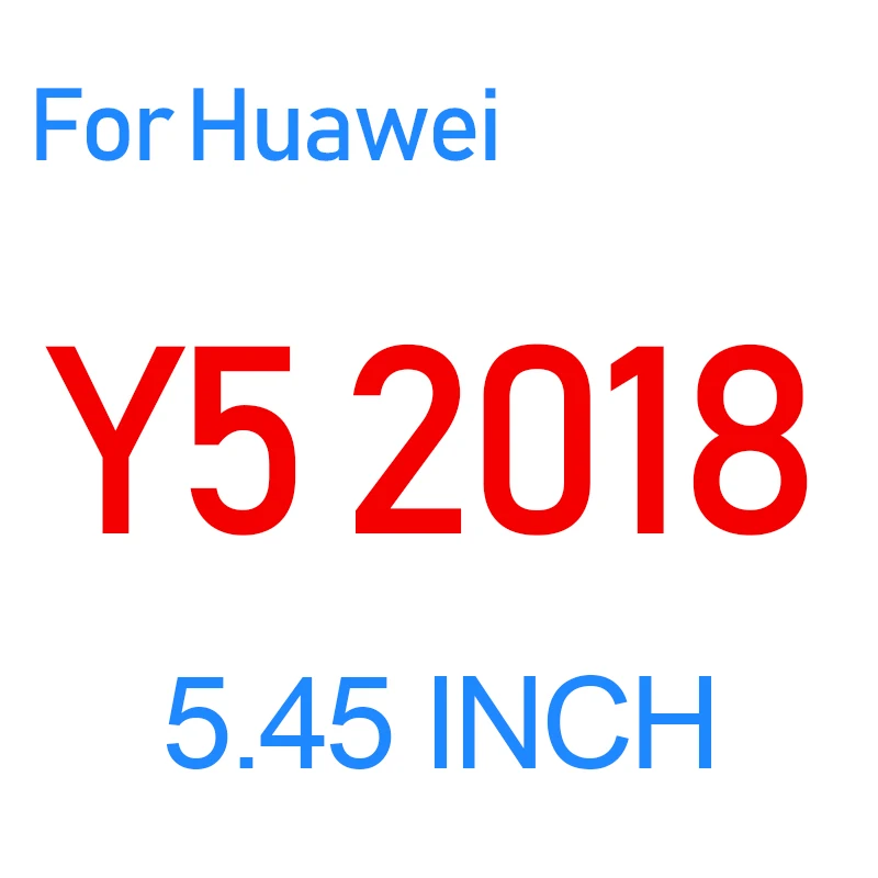 Защитное стекло для huawei Y5 Y6 Y7 Prime закаленное стекло защитный чехол для экрана Y 6 5 7 Y Prime полное покрытие пленка - Цвет: Y5 2018