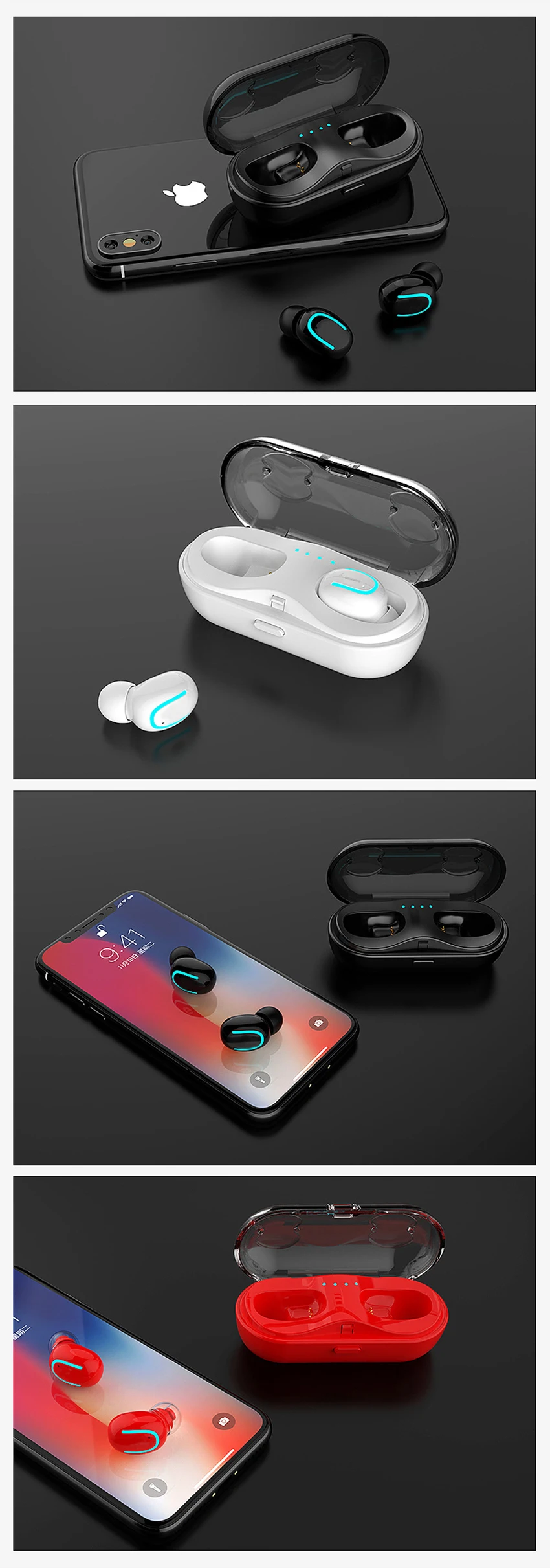 Aimitek Q13S TWS Bluetooth 5.0 Earphone-17