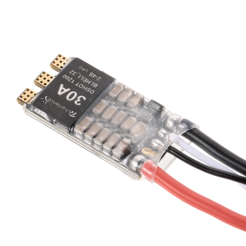 

BLHeli-32 30A Brushless ESC Support Dshort1200 2-4S Electric Speed Controller for 250 280 FPV Racing Drone Qaudcopter