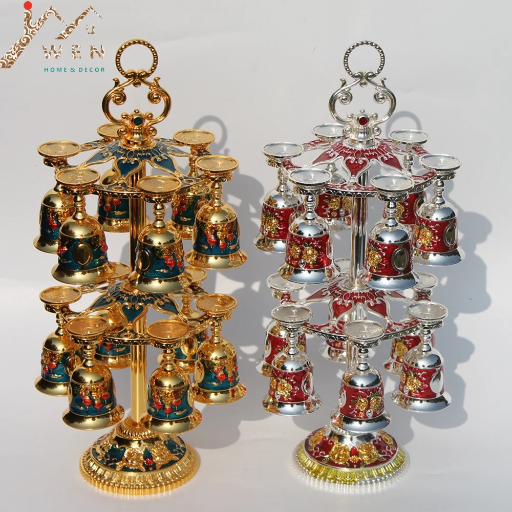 Metal Hanging Wine Cup Holder Gold /Silver Fashion Cup Holder wine Rack