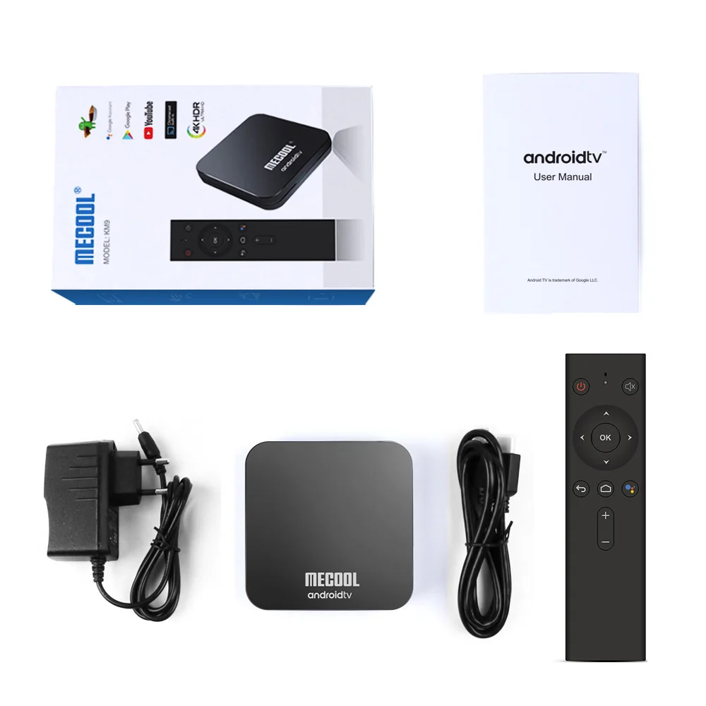 ТВ-приставка Mecool KM9 4G 32G Android 9,0 Amlogic S905X2 USB3.0 Smart 4K телеприставка 2,4G/5G Dual wifi Bluetooth 4,1 Android tv Box - Цвет: KM9 PRO ATV