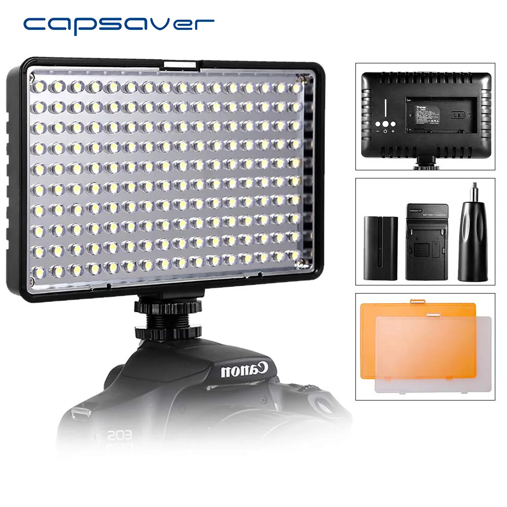 Capsaver TL 160S студийный свет светодиодный видео 160 s камера ручная лампа для