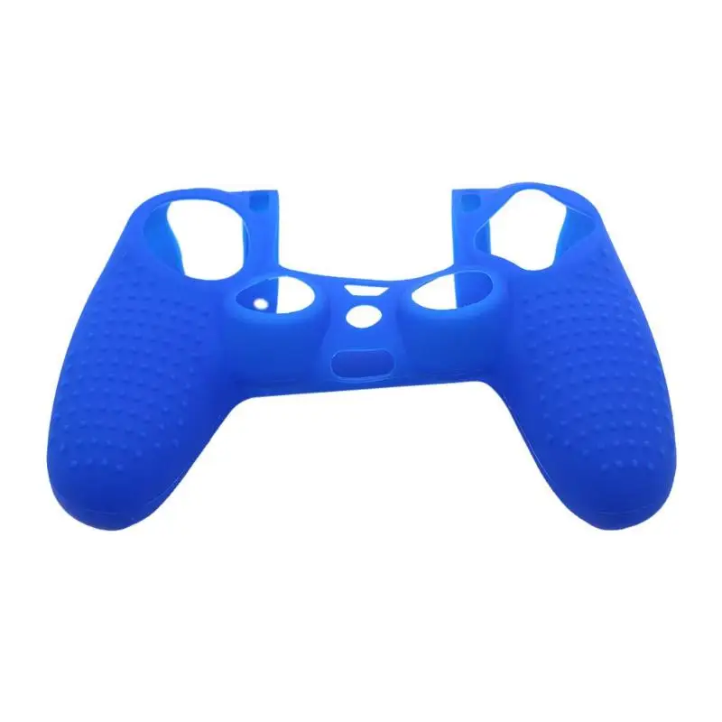 Нескользящий мягкий силиконовый защитный джойстик Джойстик колпачки защитный чехол для PS4 PS4 PRO игровой контроллер горячая распродажа - Цвет: Синий