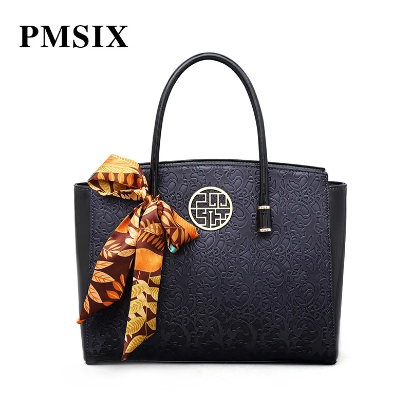 

PMSIX Women Handbags Fashion Ladies Bags Embossed PU Bolsa Feminina Female Shoulder Bags for Women