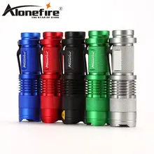 Alonefire SK68 CREE XPE Q5 LED Mini Flashlight Portable Zoomable CREE Q5 led torch flashlight lamp Lighting For AA or 14500