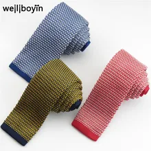 Полосатый Вязаный Галстук для мужчин темно-синий галстук для шеи тонкий мужской галстук для свадебной вечеринки костюм рубашка платье аксессуары Cravates Gravata