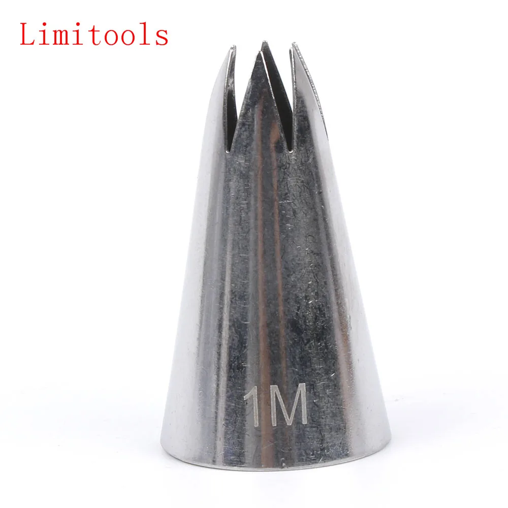 

1M Stainless Steel Piping Icing Nozzle for Cream Pastry Accessories Cake Cream Decoration Pastry Baking Tools for Cake Fondant