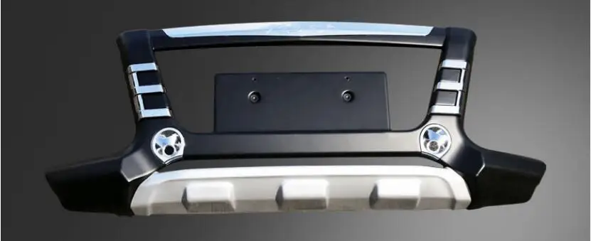 ABS передний+ задний бампер Защитная крышка противоскользящая пластина подходит для Ford Kuga 2013
