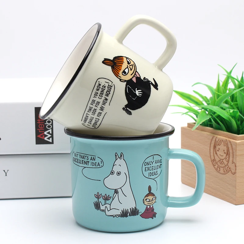 Мультфильм Moomin Finland Muumintroll Little My Lovely Muumi Семейные кофейные чашки молоко вода для