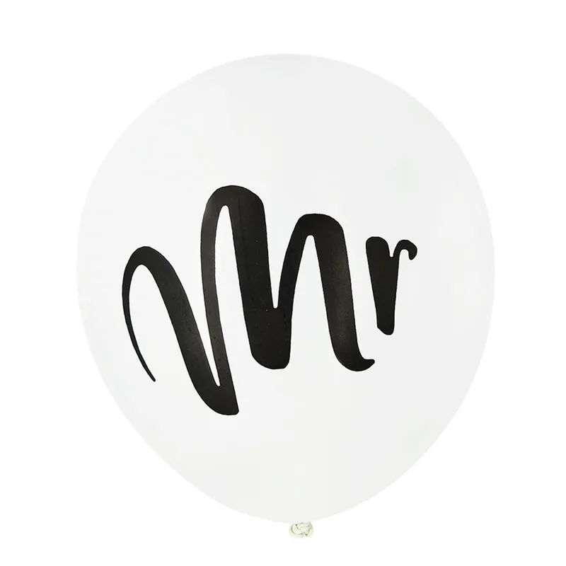 123, 10 шт, только что замужние, Mr& Mrs, свадебный декоративный шар, набор для невесты, декор для свадьбы, белые шары, свадебные принадлежности