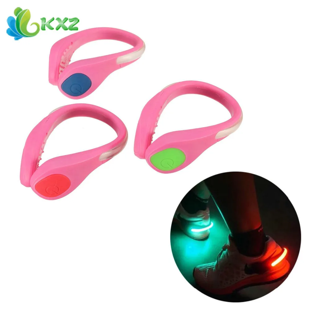 1pcs LED Luminous Shoe Clip Light Night Safety Warning LED Bright Flash