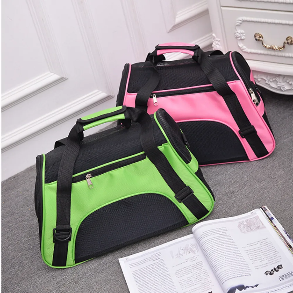 

Portable Pet Backpack Messenger Carrier Bags Cat Dog Pet Carrier Outgoing Travel Teddy Packets Breathable Small Pet Handbag A25