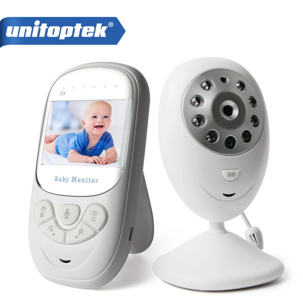 

2.4'' TFT LCD Wireless Baby Monitor 2-Way Talk Digital Audio Video Baby Nanny Security Camera Night Vision VOX Mode 8 Lullabies