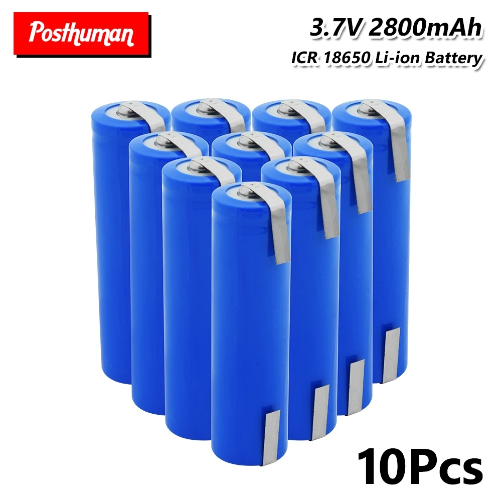 Перезаряжаемая литий-ионная батарея 18650 3,7 V 2800mAh используется для игрушечных фонариков