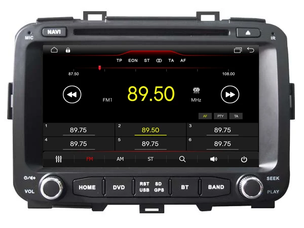 Автомобильный мультимедийный плеер Android 9 1 GPS Bluetooth стерео подходит для KIA CARENS Rondo