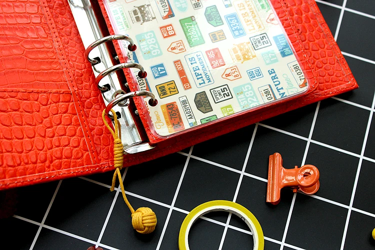 Yiwi Подлинная кожаная записная книжка-календарь планировщик с карманным блокнотом для набросков программа DIY запасная бумага школьный подарок на день рождения