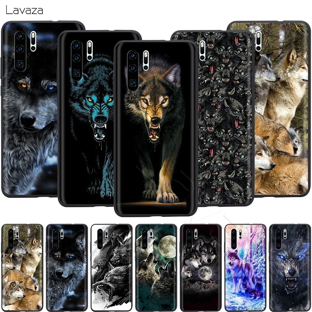 Lavaza Wolf Pack Pattern Case for Huawei Mate Y7 Y9 P8 P9 P10 P20 P30 Lite Pro P Smart Mini 2017 2019 |