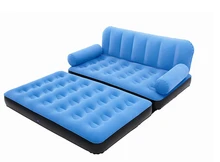 Inflatable sofa Couples new Four Seasons single foldaway portable inflatable sofabedfor 2 person,come with inflatable pump