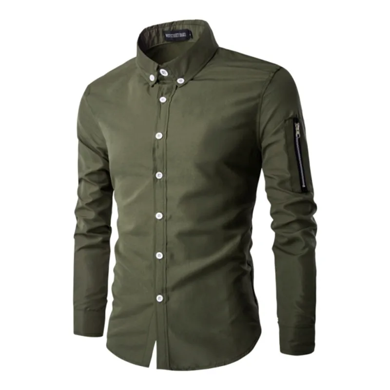 2017 Fashion font b men s b font casual font b shirt b font comfortable casual