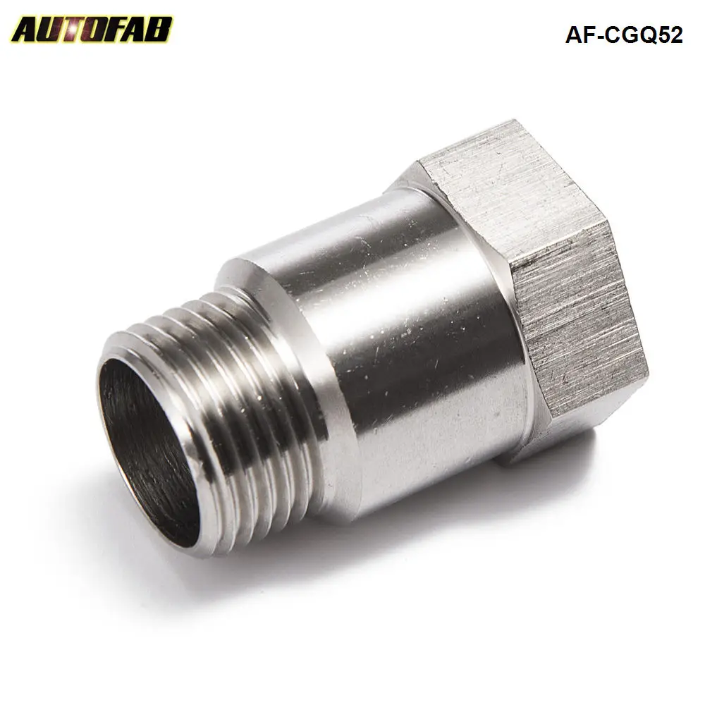 Car Exhaust O2 Oxygen extension extender 18mm M18 X 1.5 testpipe thread spacer 304 Stainless Steel AF-CGQ52