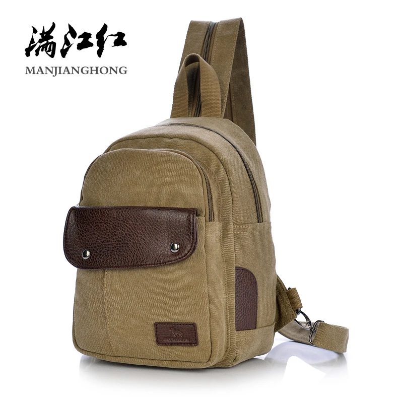 

Vintage Retro Men Messenger Bag Canvas Patchwork Leather Leisure Crossbody Chest Bags Women Casual Shoulder Sling Bag Men 1175