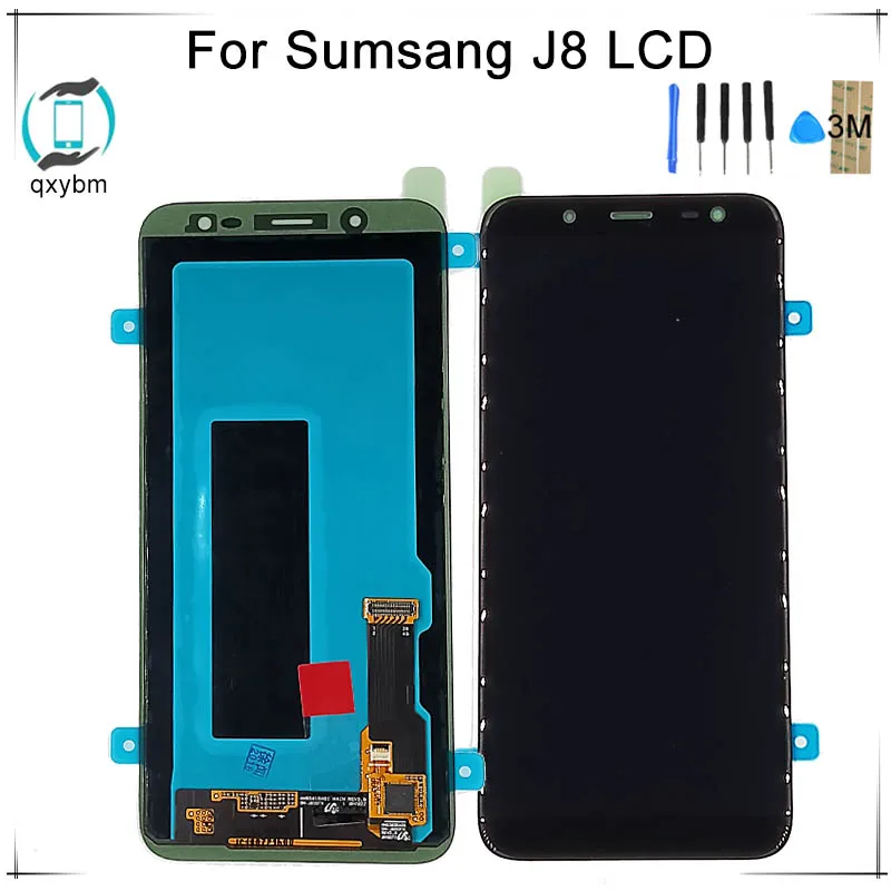 

6 Inch Super OLED for Samsung for Galaxy J8 2018 J800 LCD Display Touch Screen Digitizer LCD Display Repair Spare Parts