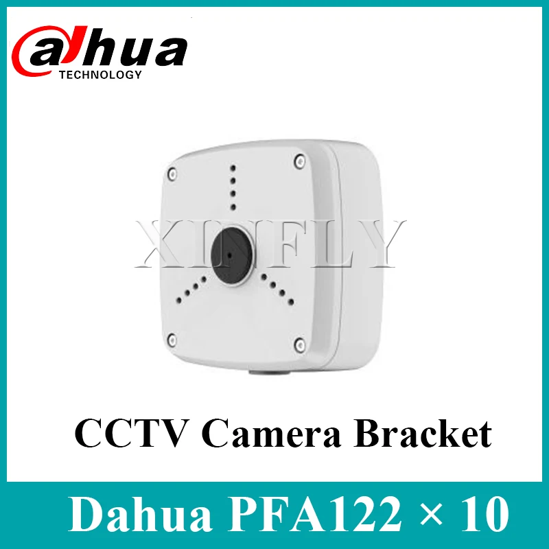 

10 Pieces/Lot Dahua Original PFA122 Water-proof Junction Box for Dahua IP Camera Neat & Integrated Design Aluminum Bracket